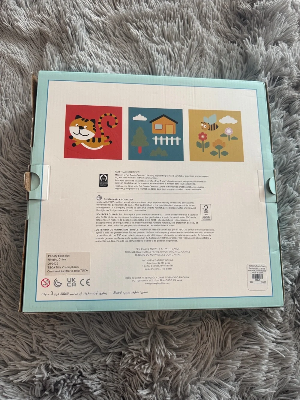 Pottery Barn Kids Peg Board Activity Kit